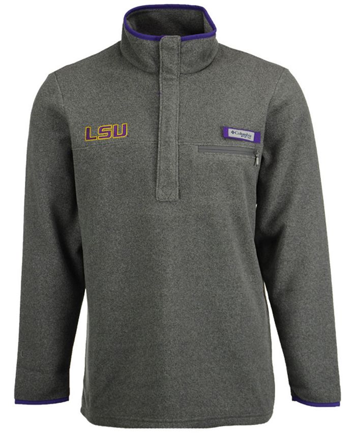 Columbia Men's LSU Tigers Harborside Fleece Pullover Macy's