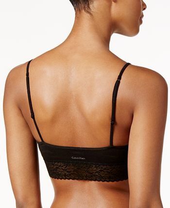 Calvin Klein Bare Lace-Trim Bralette QF4045, Created for Macy's