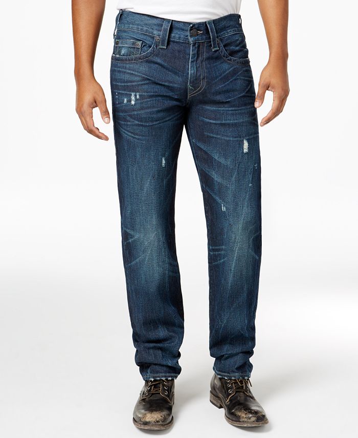 True Religion Men's Geno Flap-Pocket Relaxed Fit Jeans & Reviews ...