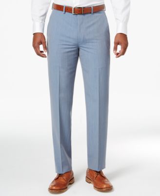 mens blue pinstripe pants