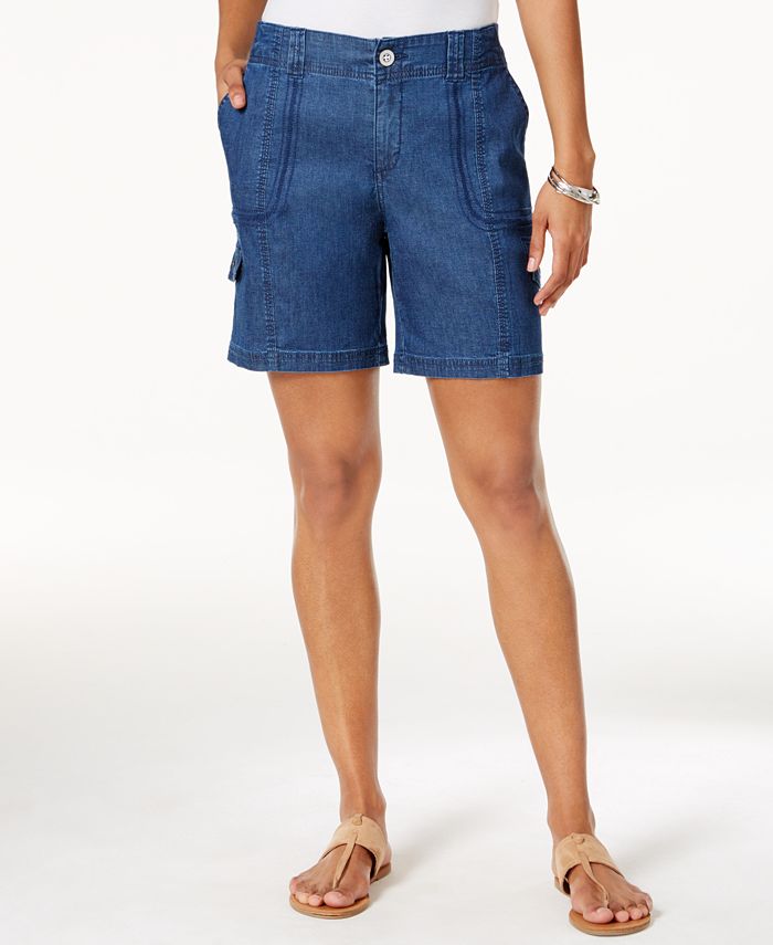 Style Co Petite Zig Zag Cargo Shorts Created for Macy s Macy s