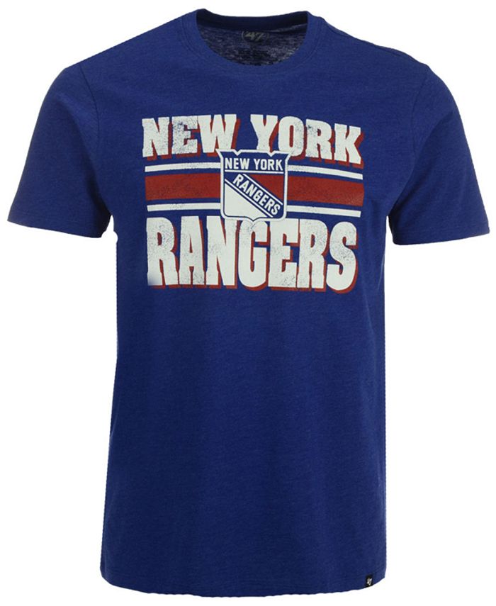 '47 Brand Men's New York Rangers Stripe Knockaround Club T-Shirt ...