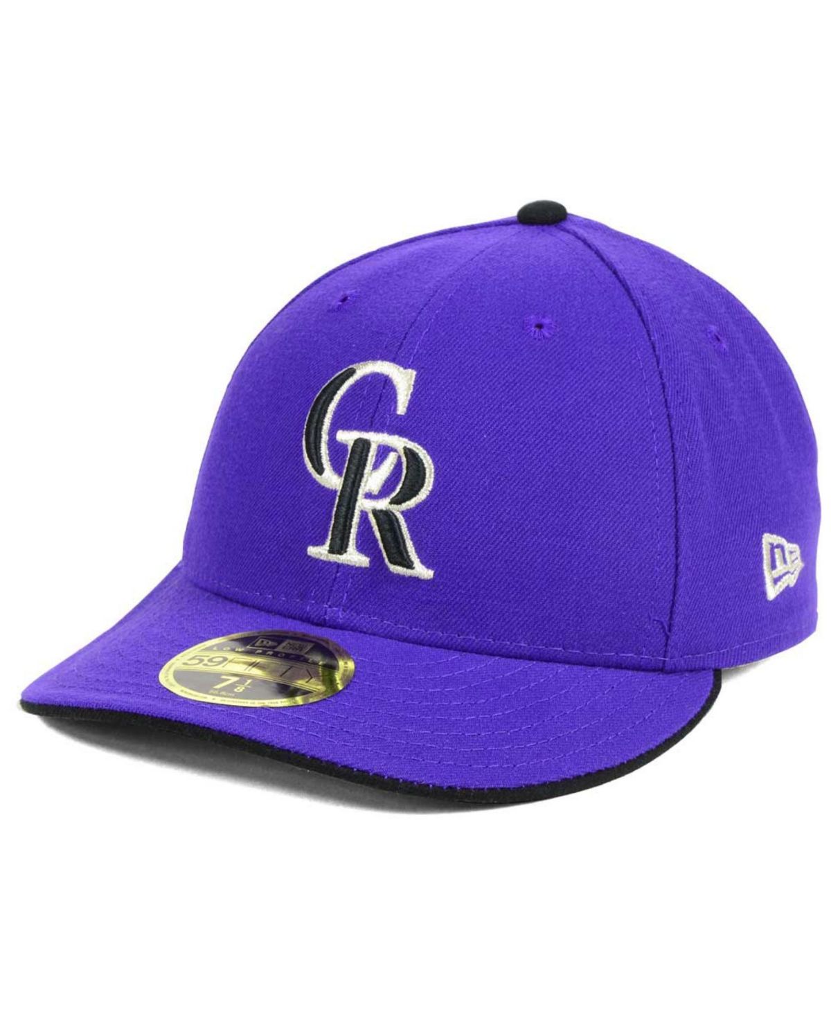 Низкопрофильный кондиционер Colorado Rockies Performance 59FIFTY Cap с низким профилем