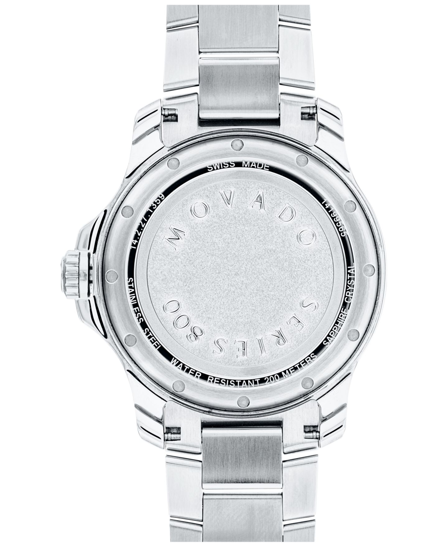Мужские часы Movado Swiss Series 800 Stainless Steel Bracelet Diver Watch 40mm — фото 3