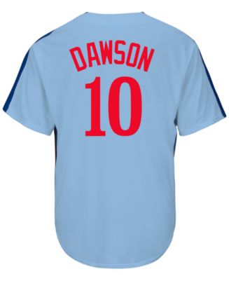 Majestic Jersey Men's XLT Montreal Expos Cooperstown Powder Blue #10 Dawson  NWT