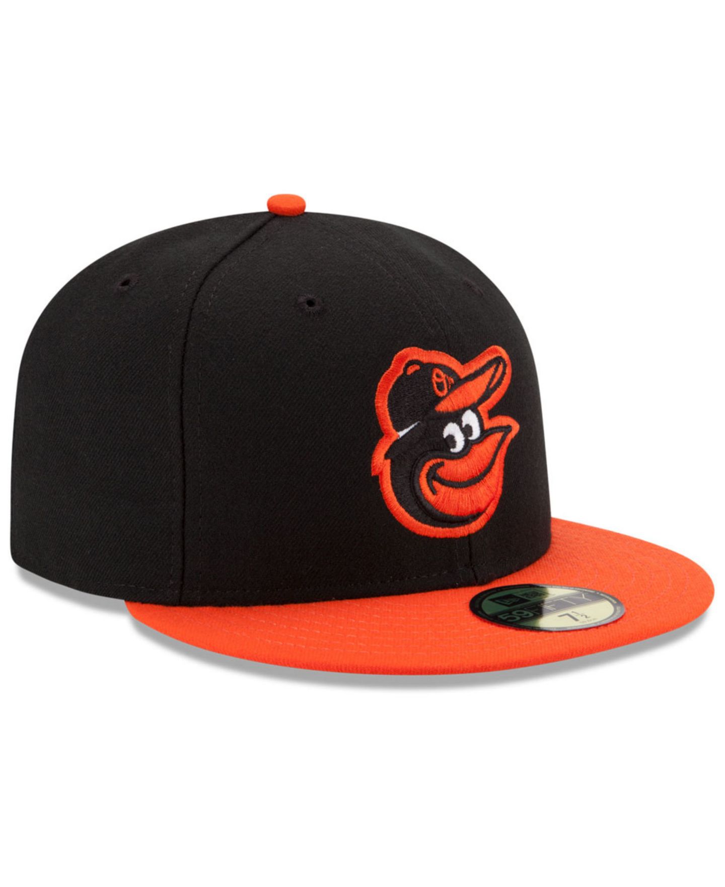 Бейсболка New Era Baltimore Orioles 59FIFTY Authentic Collection — фото 3