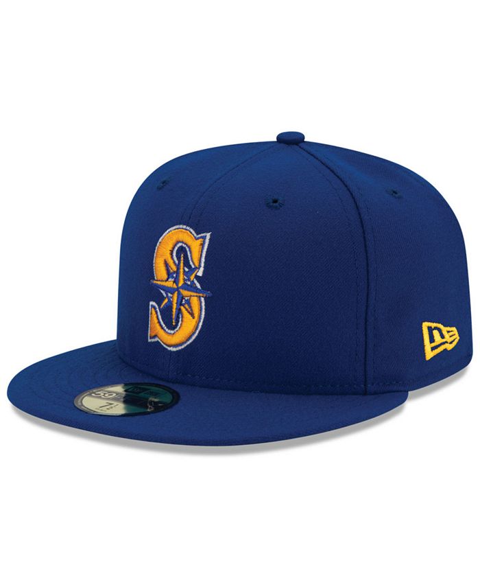 New Era Seattle Mariners Jersey Custom 59FIFTY Fitted Cap - Macy's