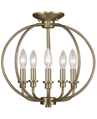 Milania 5- Light Metal Pendant