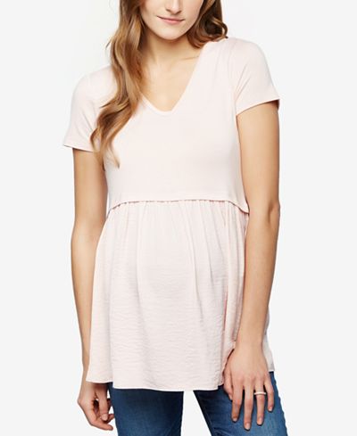 Motherhood Maternity Layered-Look Top