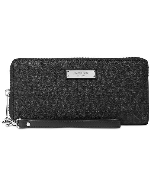 Michael Kors Signature Jet Set Item Travel Continental Wallet - Handbags & Accessories - Macy&#39;s