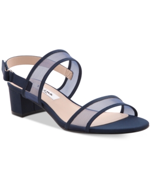 image of Nina Ganice Block-Heel Evening Sandals Women-s Shoes