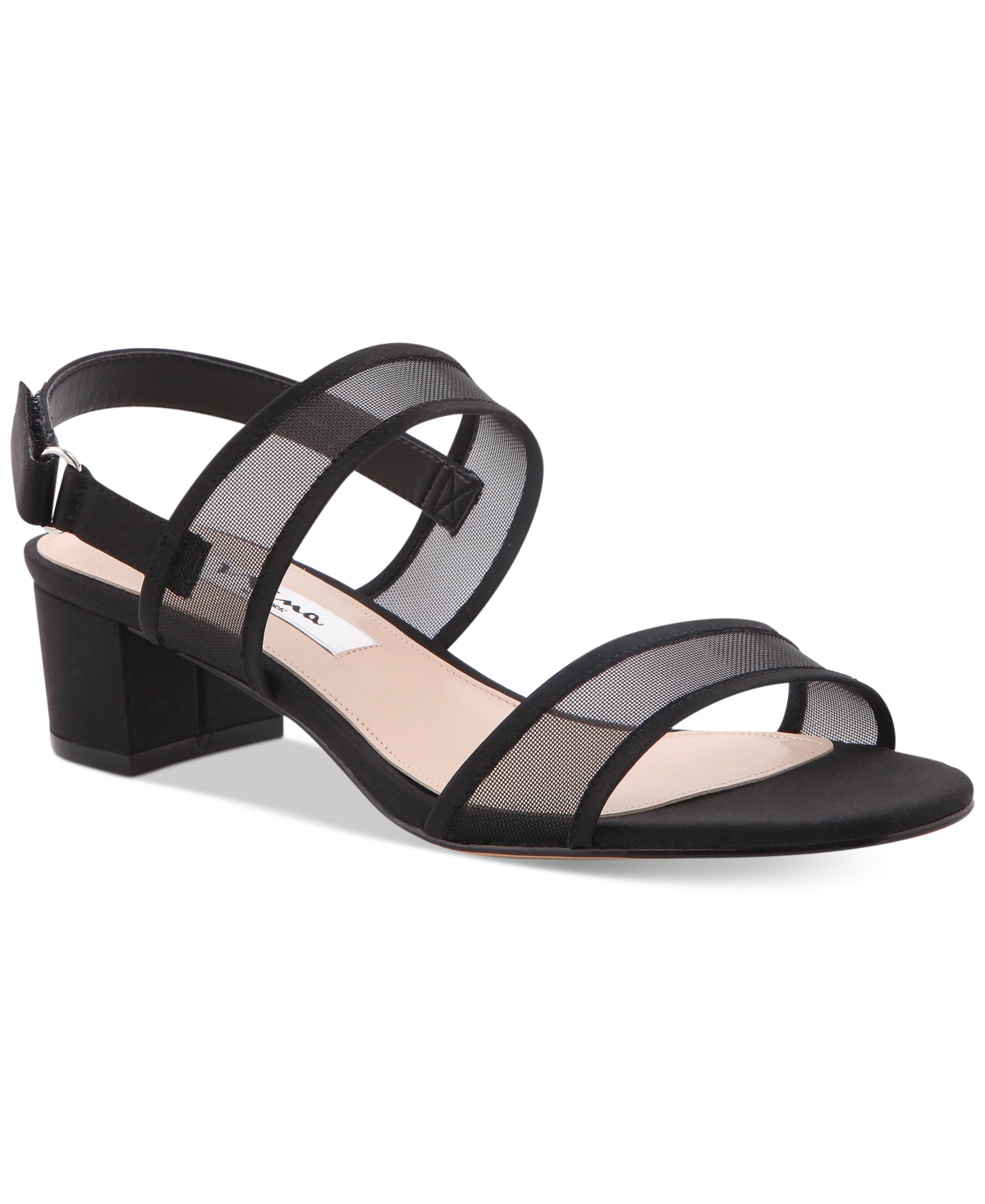 UPC 716142950812 product image for Nina Ganice Block-Heel Evening Sandals Women's Shoes | upcitemdb.com