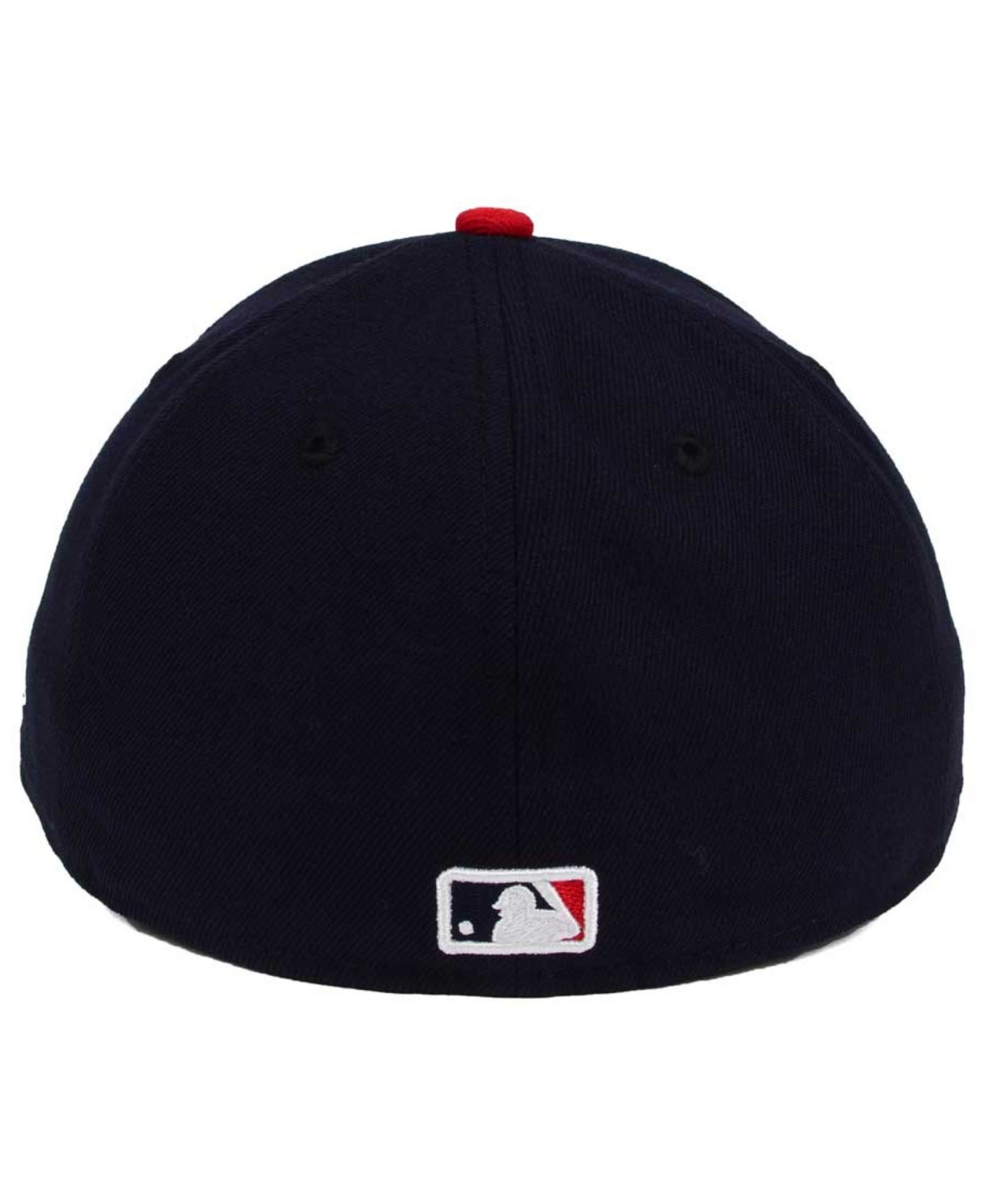 Shop New Era Atlanta Braves Low Profile Ac Performance 59fifty Cap In Navy,red