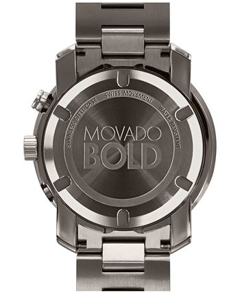 Movado bold 2025 gunmetal