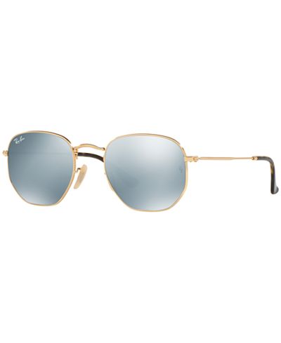 Ray-Ban HEXAGONAL FLAT LENS Sunglasses, RB3548N 54