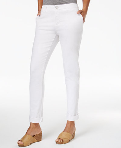 Style & Co. Chino Boyfriend Pants, Only at Macy's