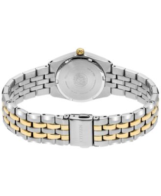 Women's Eco-Drive Two-Tone Stainless Steel Bracelet Watch 28mm EW2294-53L