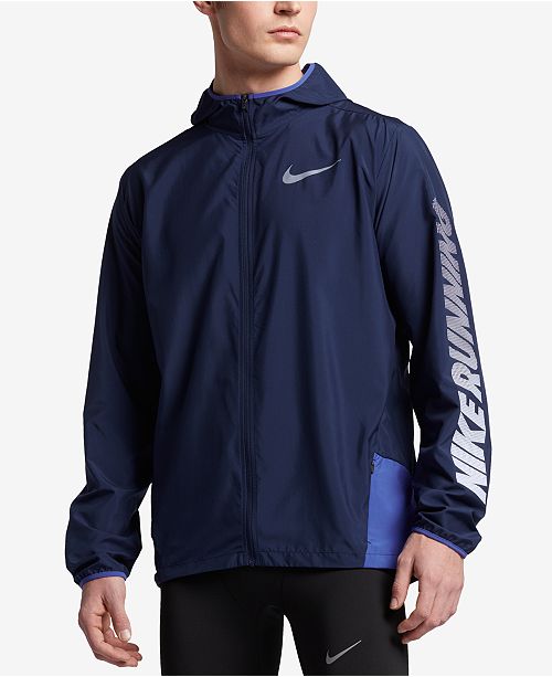 Nike Men's WaterRepellent Running Jacket & Reviews Coats & Jackets