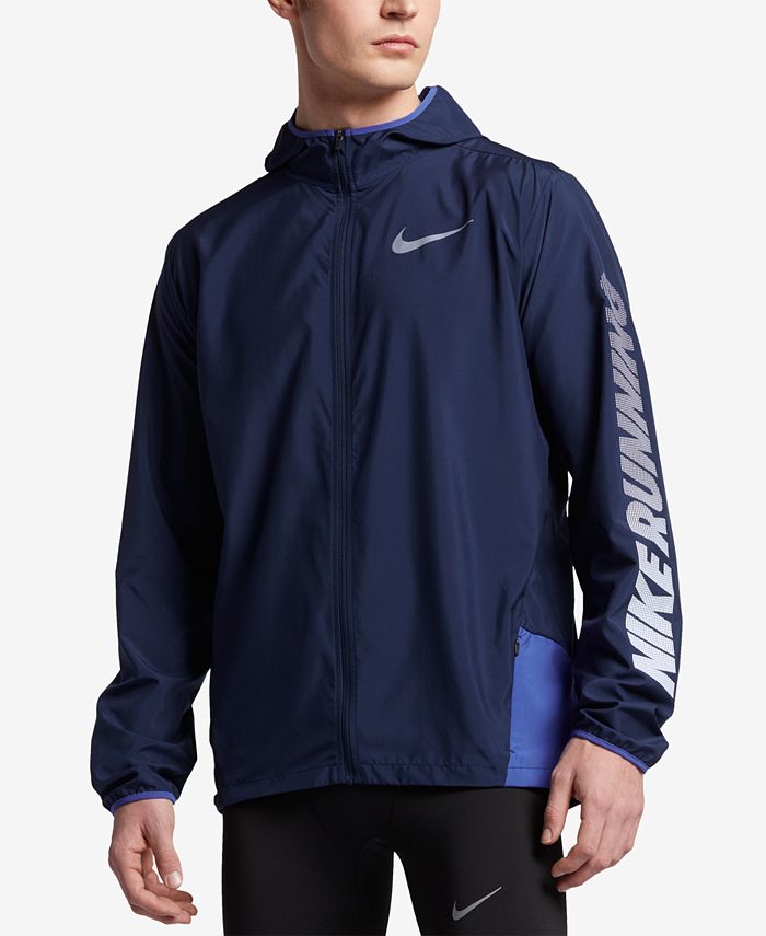 Nike Men's Water-Repellent Running Jacket & Reviews - Coats & Jackets ...