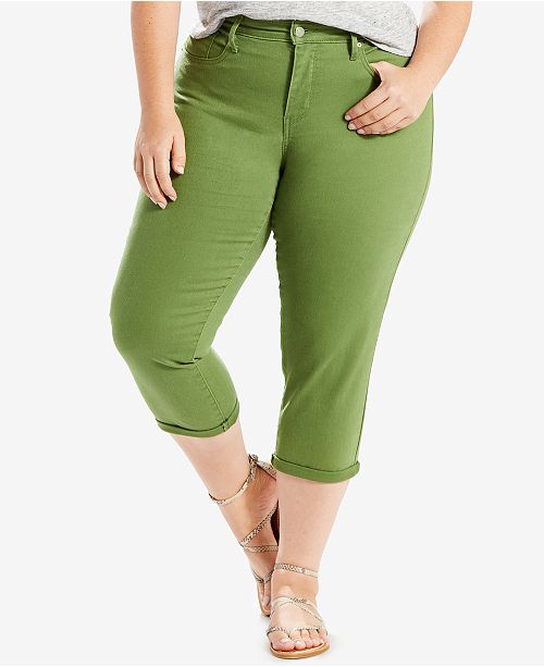 Levi's Plus Size Shaping Capri Jeans & Reviews Jeans Plus Sizes