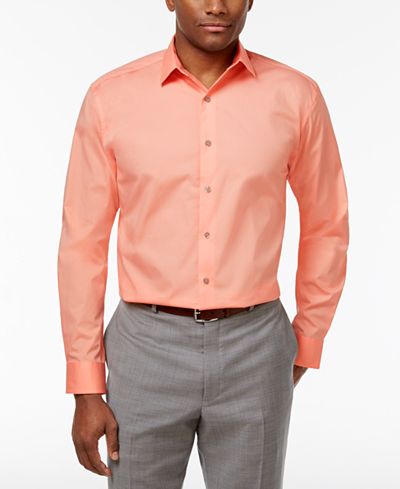Alfani Slim Fit Stretch Men s Dress  Shirt  Only at Macy  