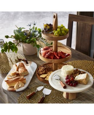 Thirstystone Marble & Wood Long Oval Board