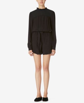 Avec Les Filles Ruffle-Strap Romper Black XS main image 1