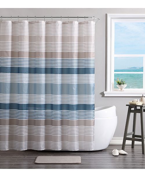 Victoria Classics Vcny Hampton Bath Rug Shower Curtain And Shower Hooks Set Reviews Bathroom Accessories Bed Bath Macy S
