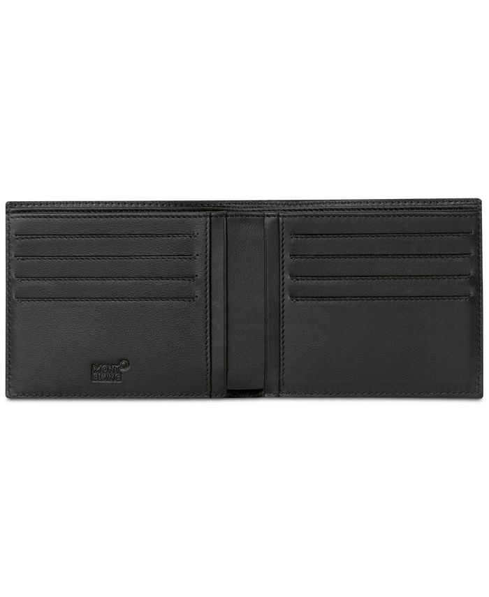 Montblanc Men's Extreme Black Woven Leather Wallet 111144 - Macy's