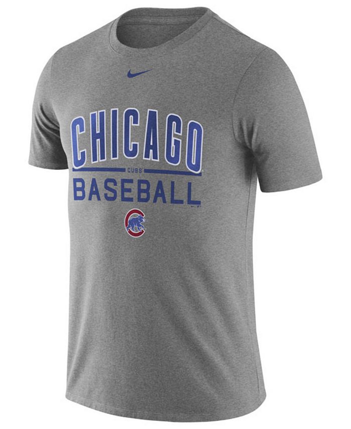 Nike Men's Chicago Cubs Away Practice T-Shirt 1.7 - Macy's