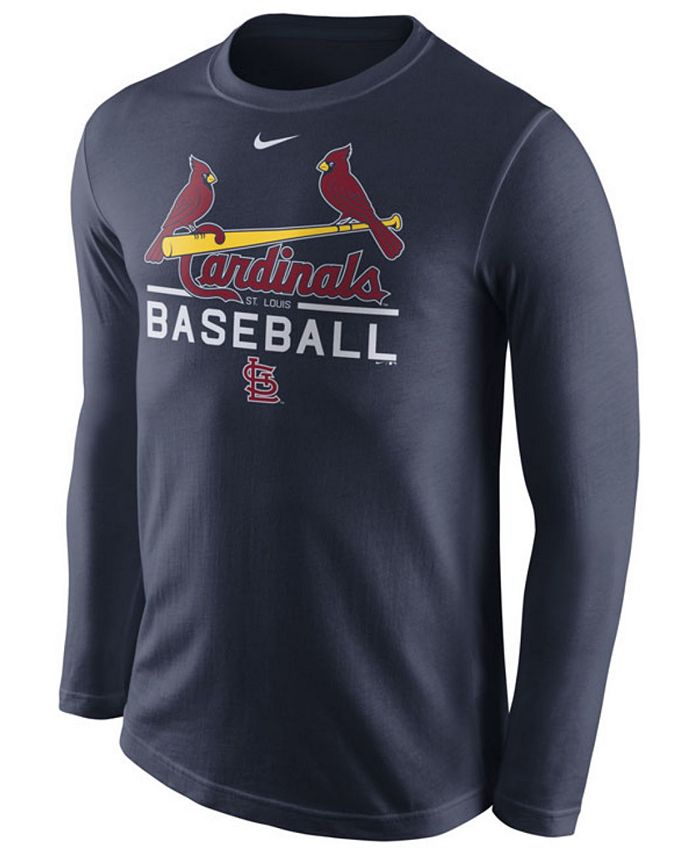 Mens St. Louis Cardinals Long Sleeve T-Shirts, Cardinals Long