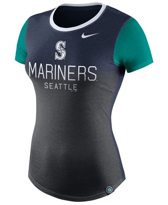 Nike Women's Seattle Mariners Tri Crew T-Shirt - Macy's