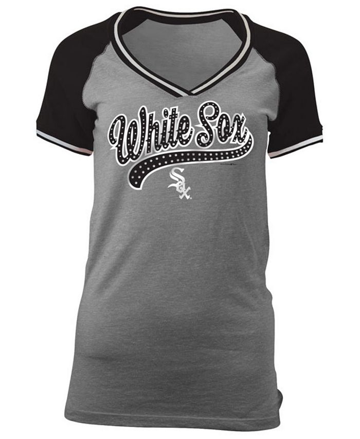 5th & Ocean Women's Chicago White Sox Rhinestone Night T-Shirt - Macy's