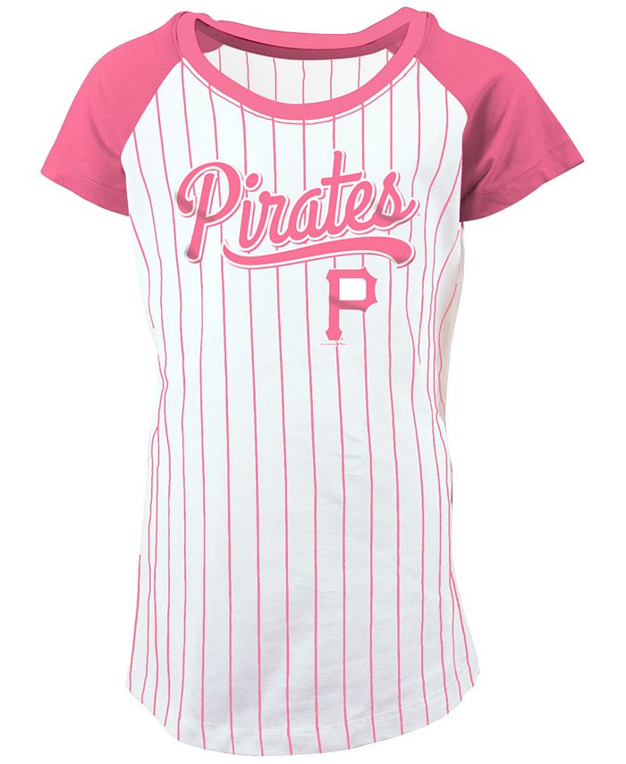 5th & Ocean Pittsburgh Pirates Pinstripe T-Shirt, Girls (4-16) - Macy's