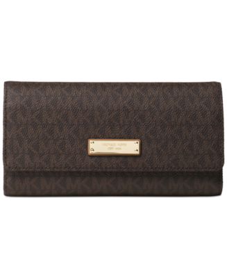 Michael kors jet set checkbook wallet hotsell