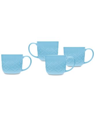 Godinger - Dublin Blue 4-Pc. Mug Set