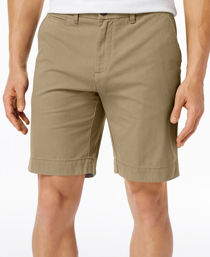 NEW Men's Tommy Hilfiger Classic Fit Flat Front Shorts TAN Size 42 NWT 