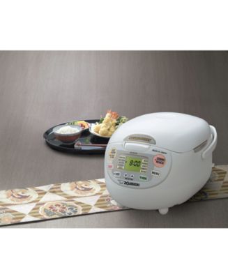 Zojirushi NS-ZCC18WZ 10-Cup Advanced Neuro Fuzzy Rice Cooker and