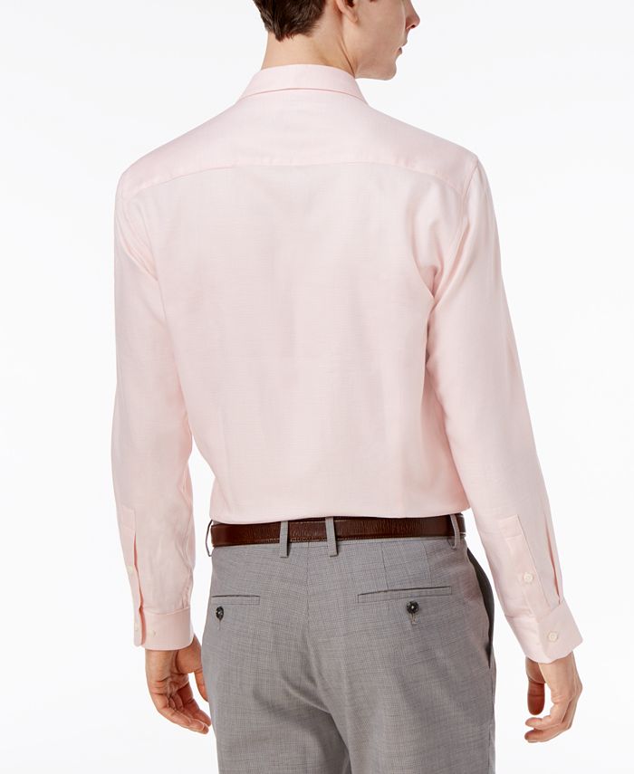 Bar III Men's Slim-Fit Stretch Coral Twill Texture Solid Dress Shirt ...