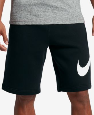 macys nike sweat shorts