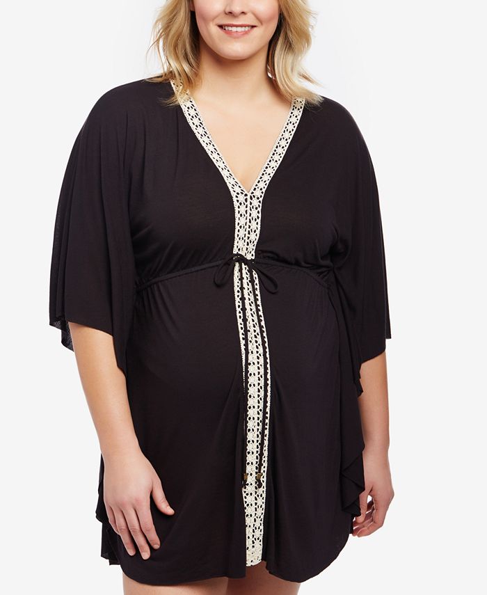 Motherhood Maternity Plus Size Swim CoverUp Macy's
