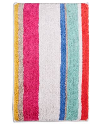 2 kate spade bath rugs - 21x34in - new - reversible - cotton - newest kate spade mats