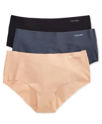 Calvin Klein Women's Invisibles 3-Pack Hipster Underwear QD3559