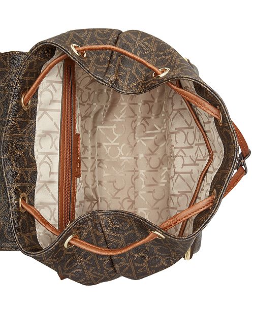 Calvin Klein Hudson Cargo Signature Backpack & Reviews ...