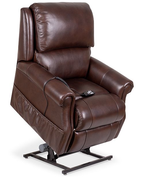 Furniture Raeghan Leather Power Lift Reclining Chair Reviews