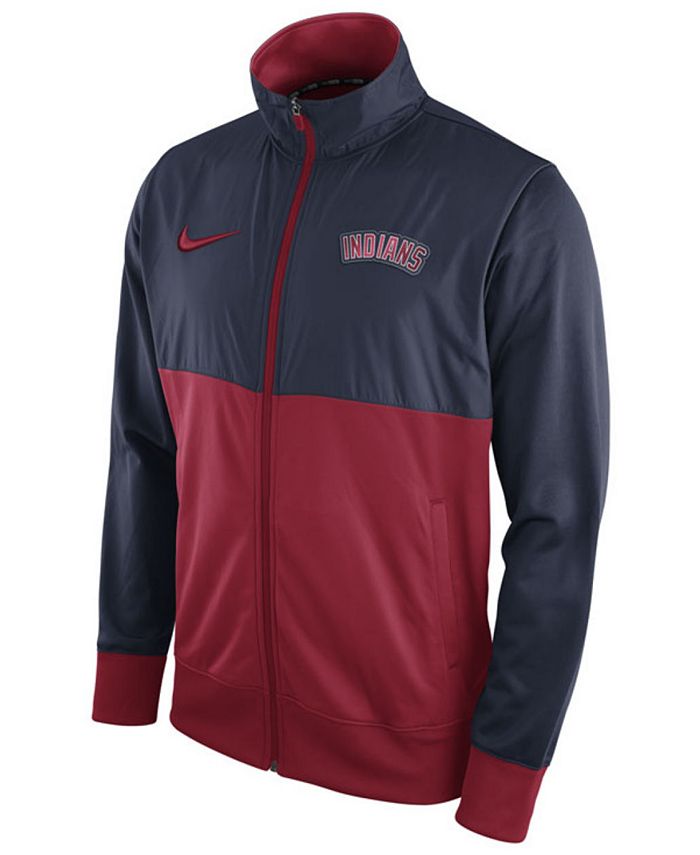 Nike Men's Cleveland Indians Track Jacket - Macy's