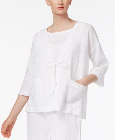 Eileen Fisher Organic Cotton Kimono Jacket