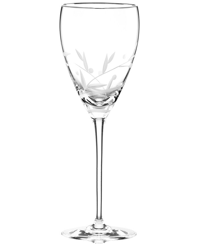 Lenox CLOSEOUT! Stemware, Opal Innocence Platinum Signature Goblet Macy's