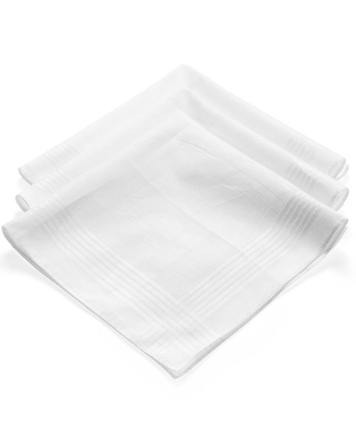 Club Room - Handkerchiefs, Cotton 3 Pack Box Set Handkerchiefs