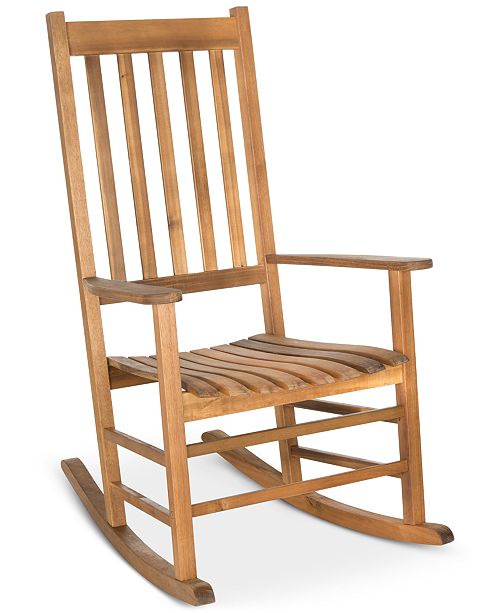 Safavieh Evaline Outdoor Rocking Chair, Quick Ship & Reviews